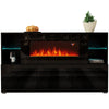 Komi 03 Electric Fireplace Modern 63" Sideboard
