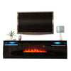 York 02 Electric Fireplace Modern 79" TV Stand