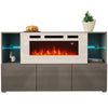 Komi WH03 Electric Fireplace Modern 63" Sideboard