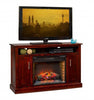 Amish Elm Park 57" Electric Fireplace TV Stand